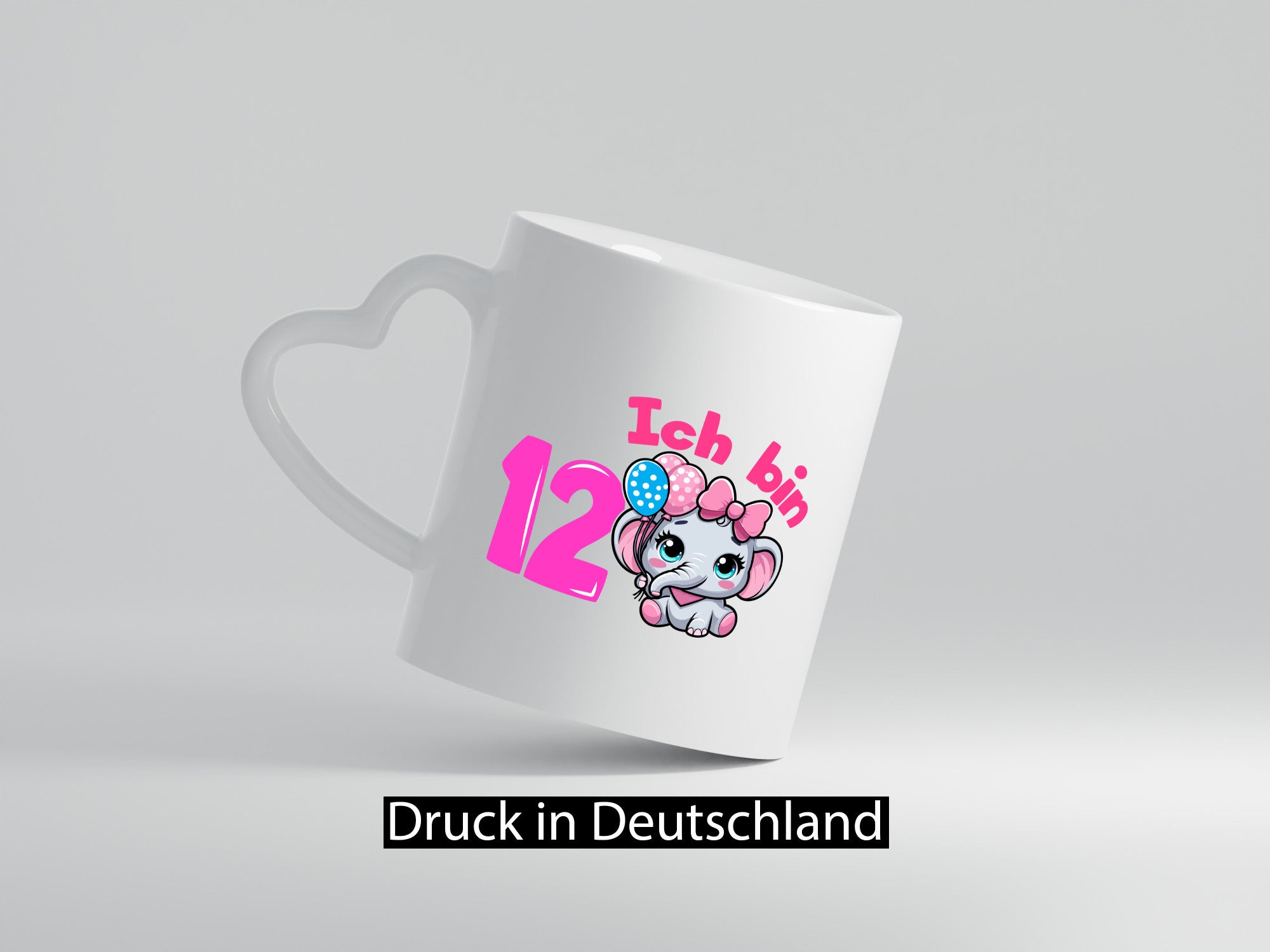 12. Geburtstag | 12 Jahre Elefant Mädchen Humor Geschenkidee Tasse