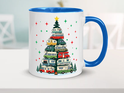 Camper | Camping Weihnachten Fahrzeuge Baumlichter v2 lustig Humor Geschenkidee