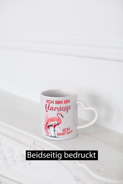 Ich bin ein Flamingo darf das | alles Geschenk Humor Geschenkidee lustiger