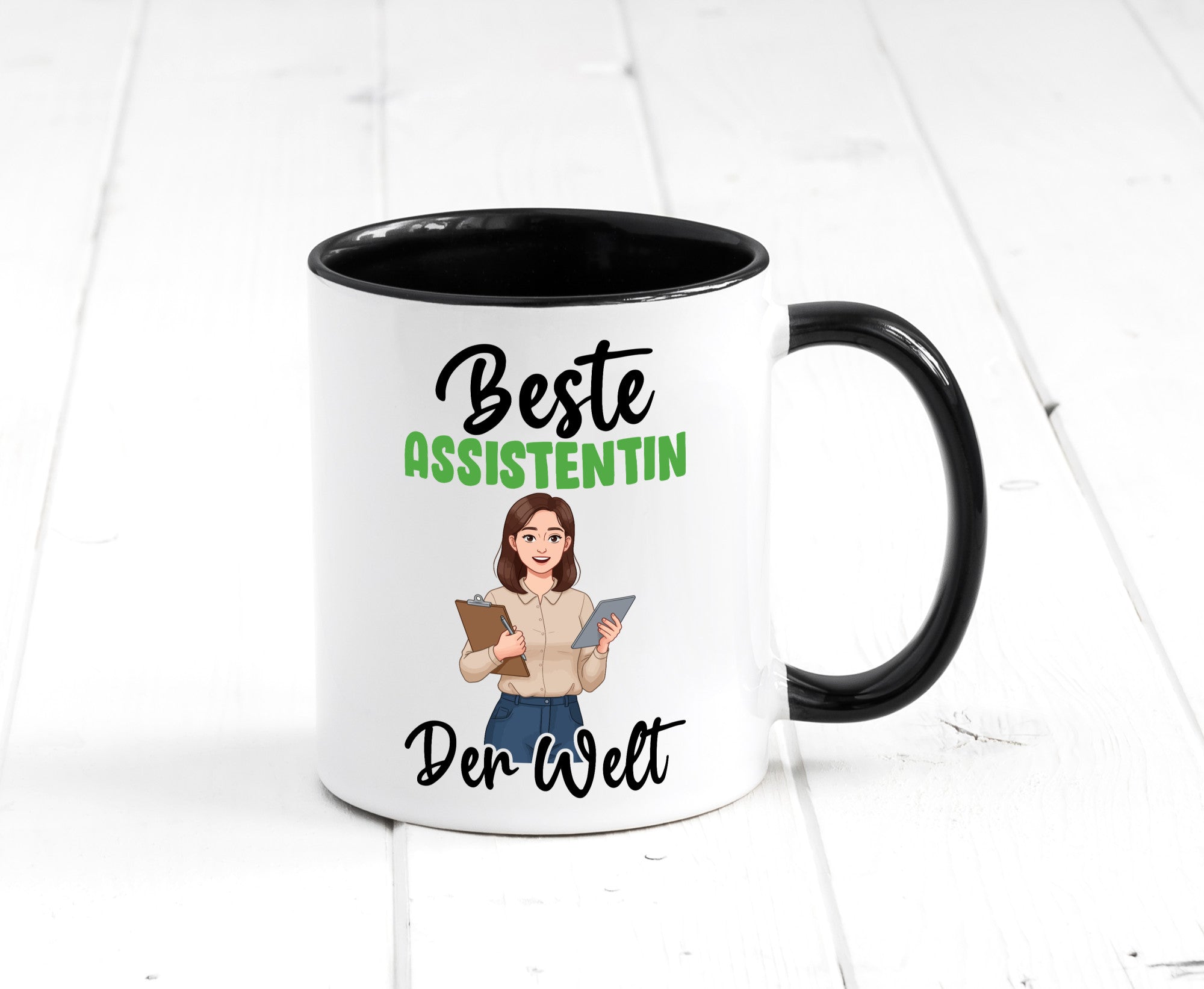 Beste Assistentin | Assistenz Hilfskraft v2 Geschenkidee Humor Tasse