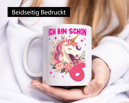 6. Geburtstag | 6 Jahre Einhorn Mädchen Geschenk Geschenkidee lustiger Spruch