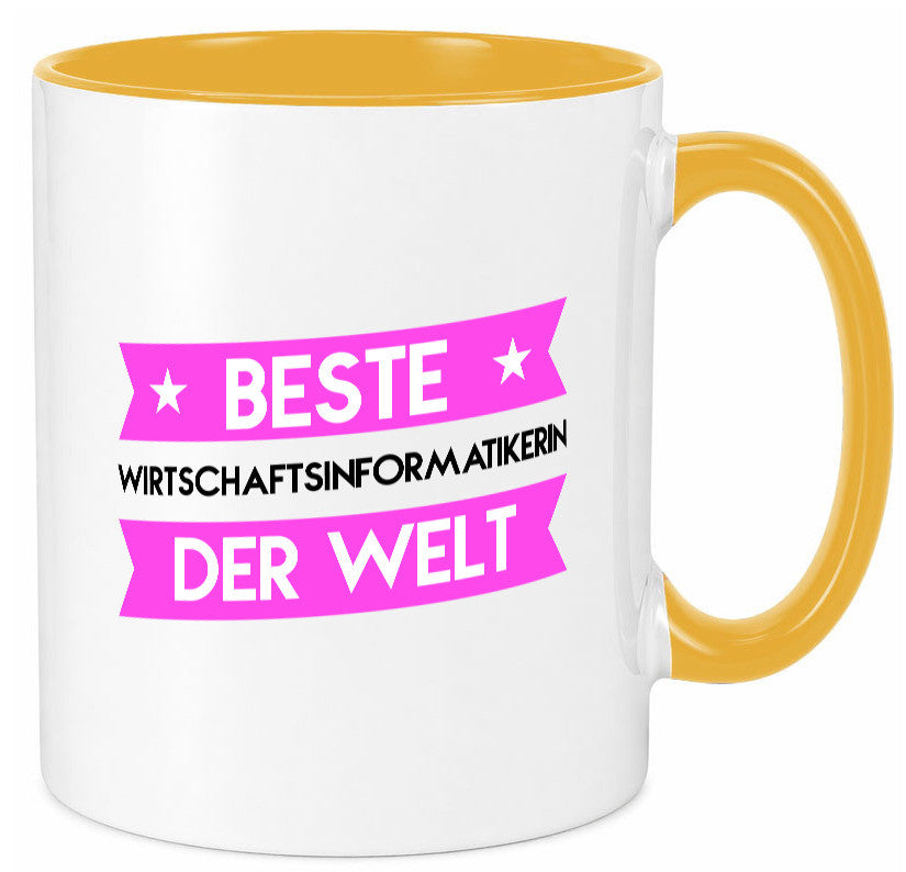 Beste Wirtschaftsinformatikerin | Wirtschaft Informatik Humor Geschenkidee Tasse
