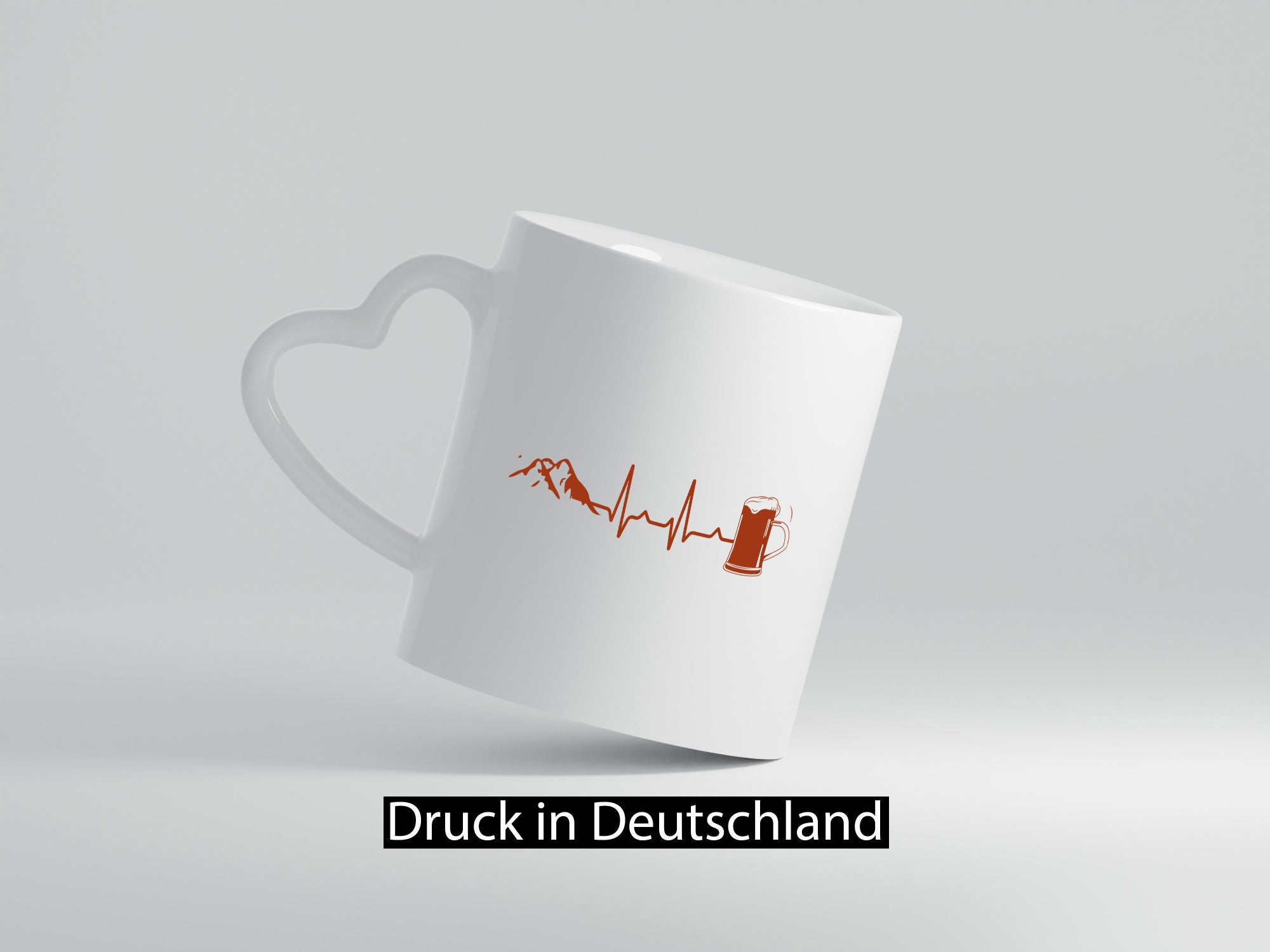 Berge und Bier | Wandern Wanderer Biertrinken Geschenkidee Humor Tasse