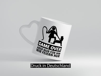 Game over für den Mann | JGA Junggesellenenabschied v2 lustiger Spruch Geschenk