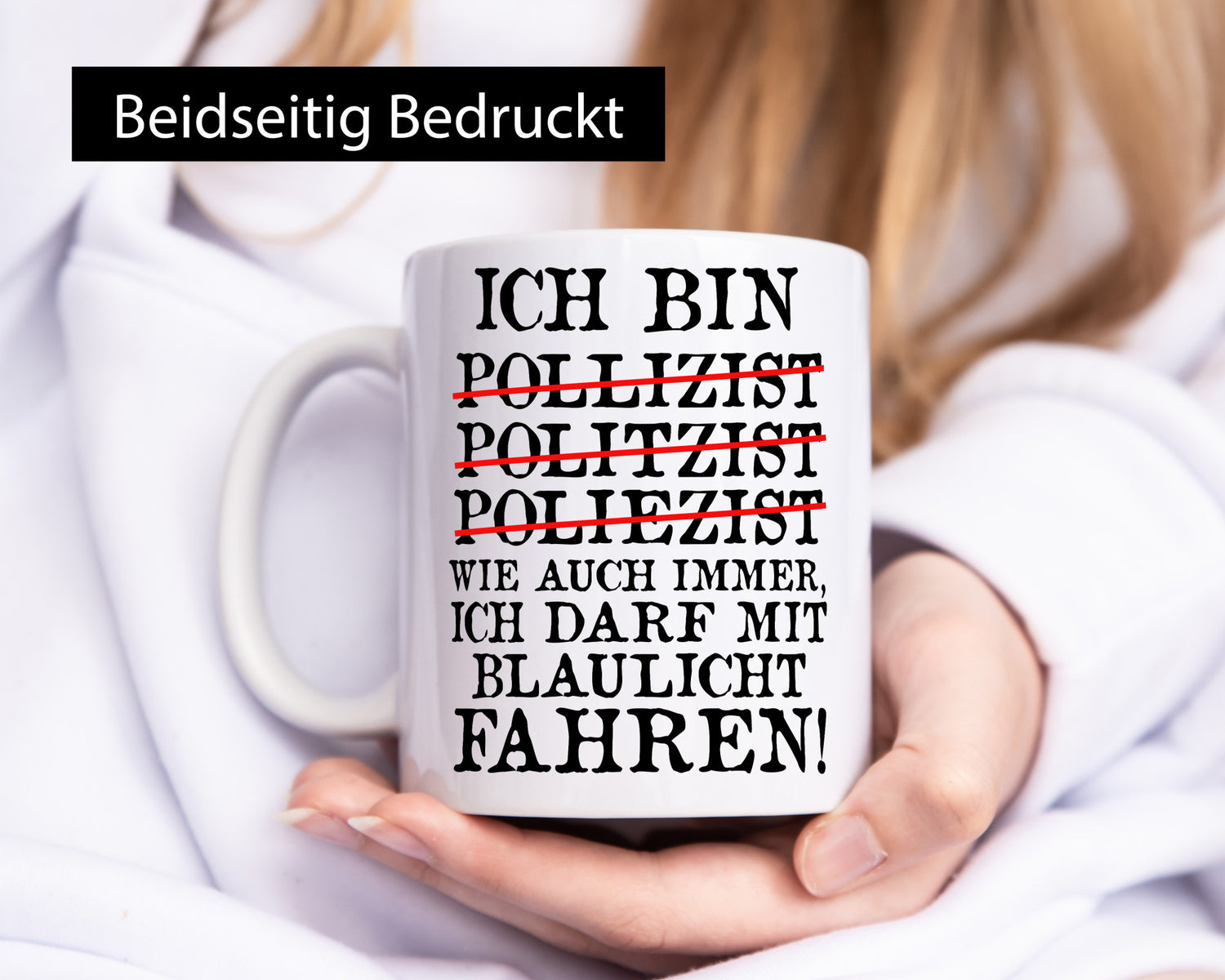 Ich bin Polizist | Blaulicht Polizei Beruf Streife lustig Arbeit Kollegen Büro