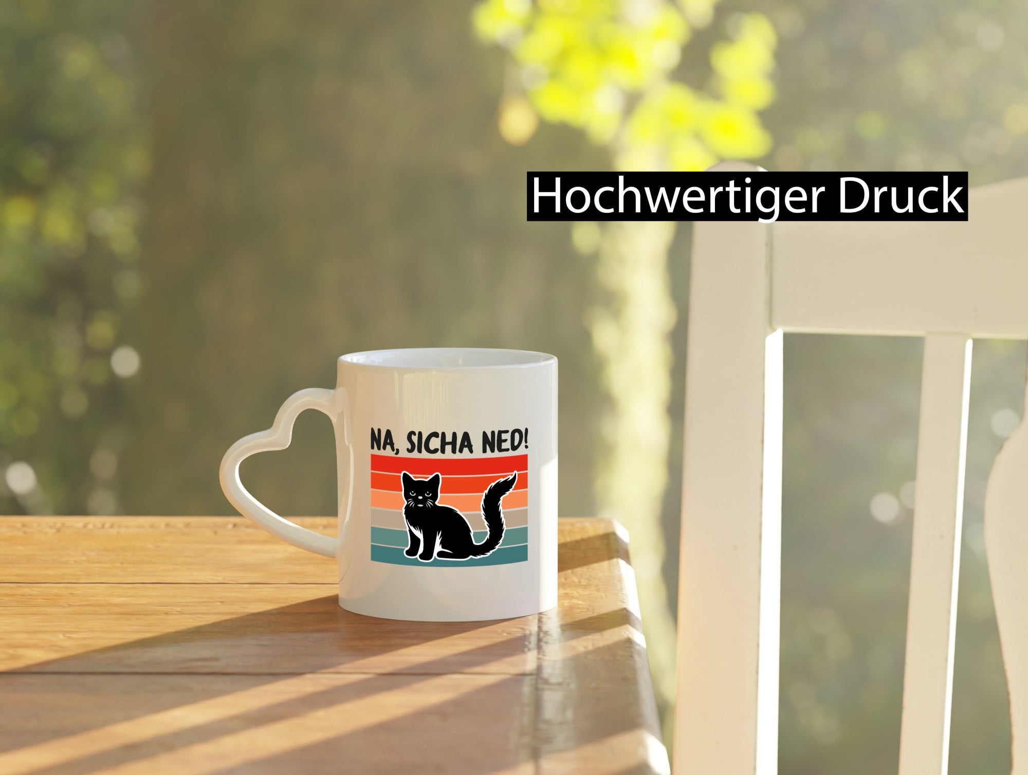 Na sicher ned | Katze Faule Katzenliebhaber Geschenk Tierliebhaber Humor