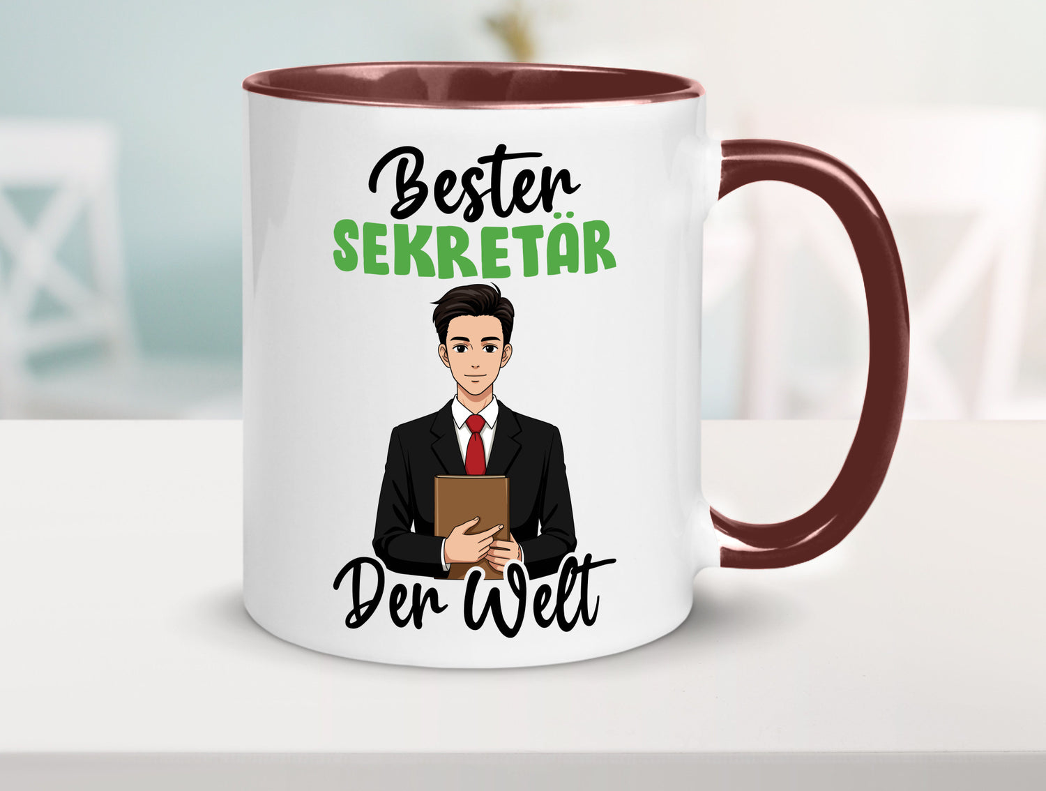Bester Sekretär | Büro v2 lustiger Spruch Geschenk Arbeit Kollegen Tasse