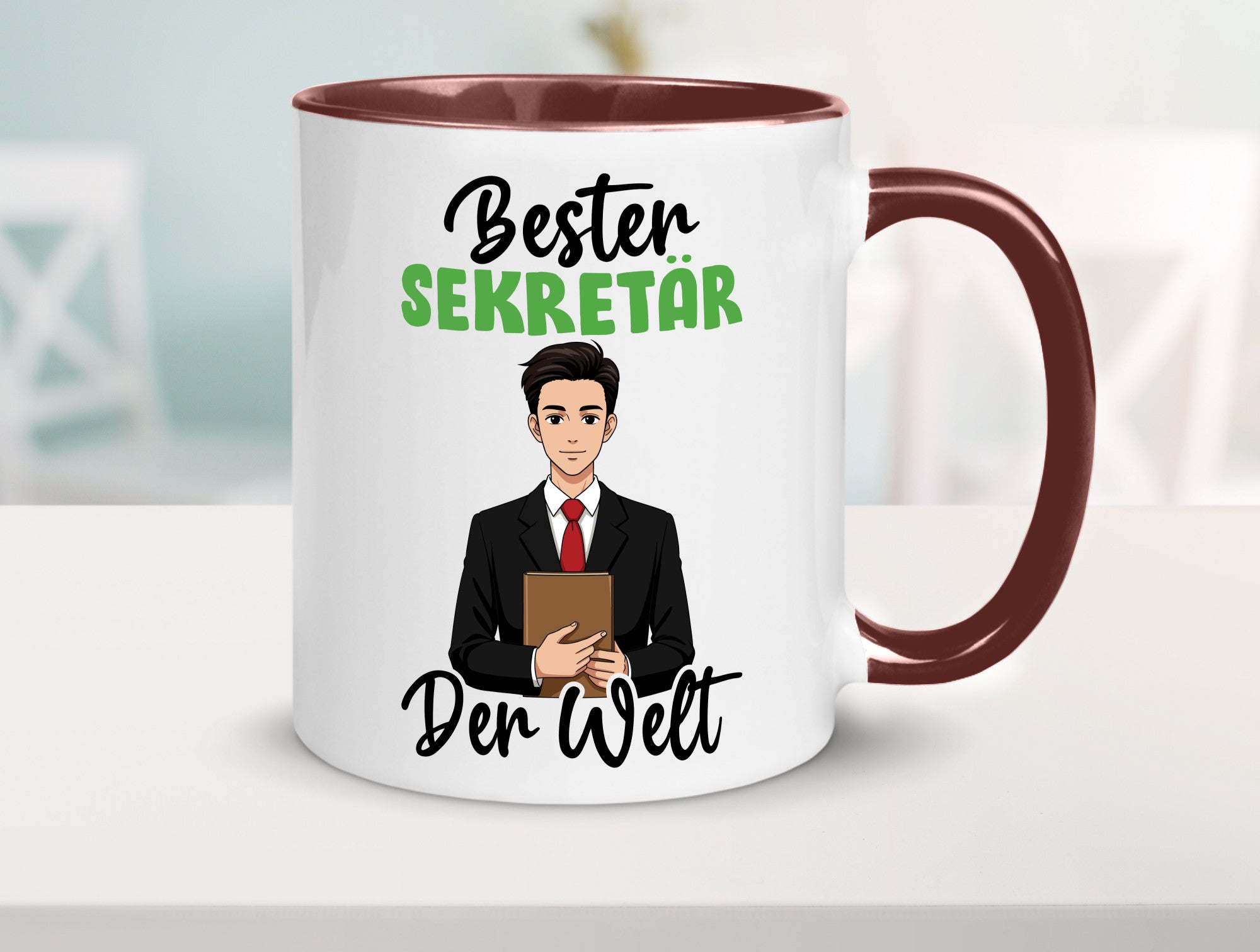 Bester Sekretär | Büro v2 lustiger Spruch Geschenk Arbeit Kollegen Tasse