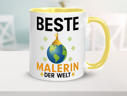 Welt Bester Malerin | Malerinnen Geschenk Humor Geschenkidee lustiger Spruch