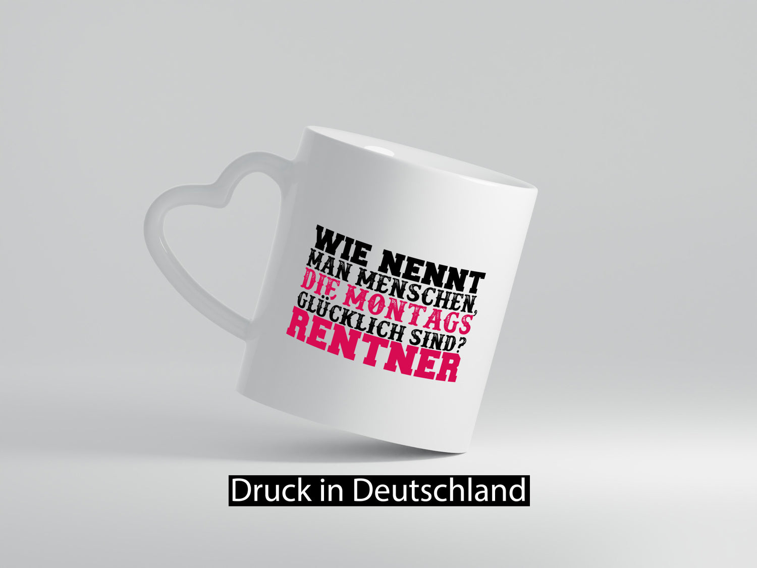 Glücklicher Rentner lustig Ruhestand Jubiläum Geschenk Tasse