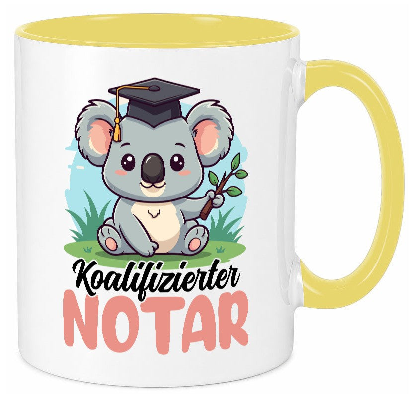 Koalifizierter Notar | Jurist Geschenkidee Humor Tasse