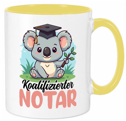 Koalifizierter Notar | Jurist Geschenkidee Humor Tasse