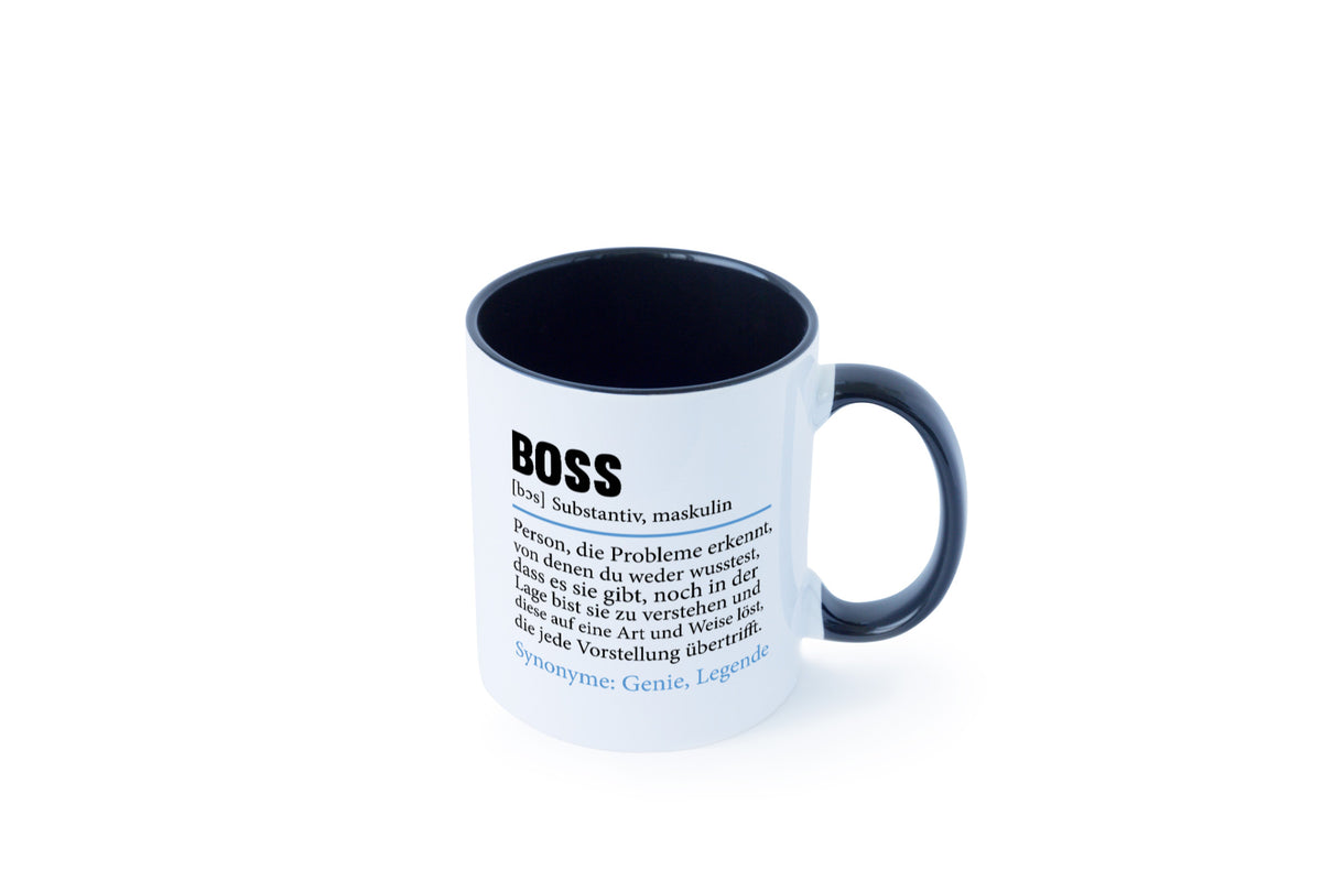 Boss | Chef Führungskraft Vorgesetzter Geschenk Arbeit Kollegen Büro lustiger Tasse