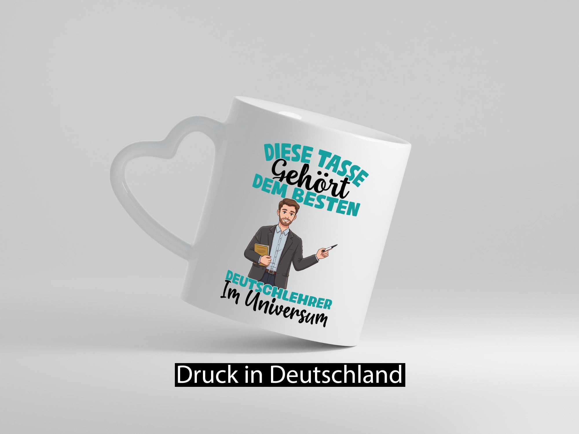 Im Universum: Deutschlehrer | Lehrer Schule lustig Humor Geschenkidee Geschenk