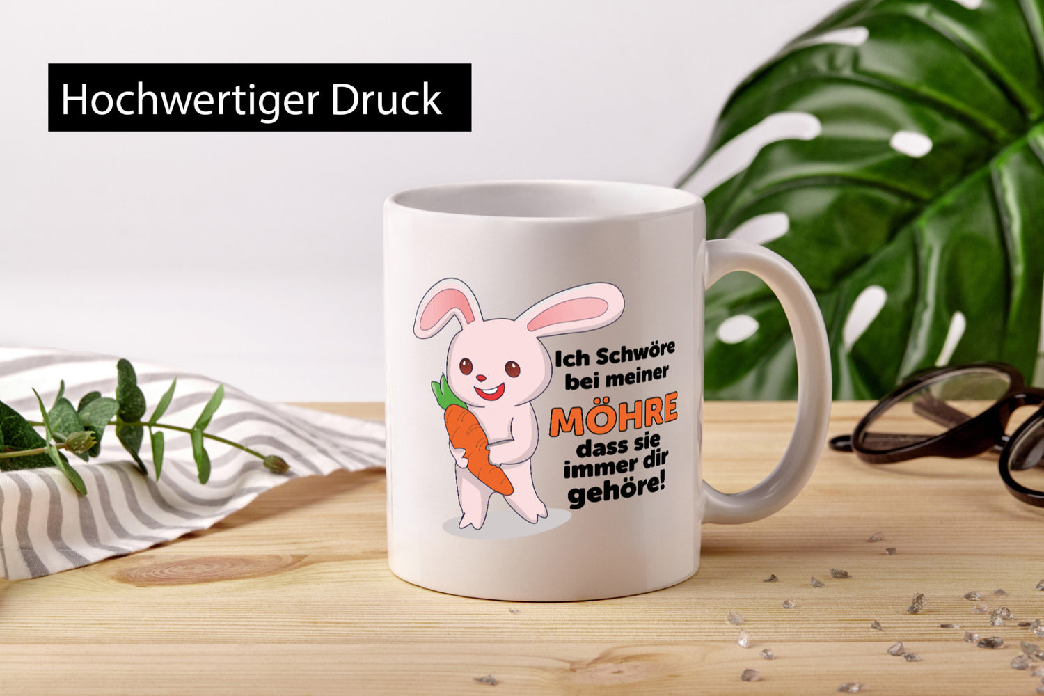 Ich schwöre bei meiner Möhre | Hasse Es gehört dir Geschenk Humor Geschenkidee