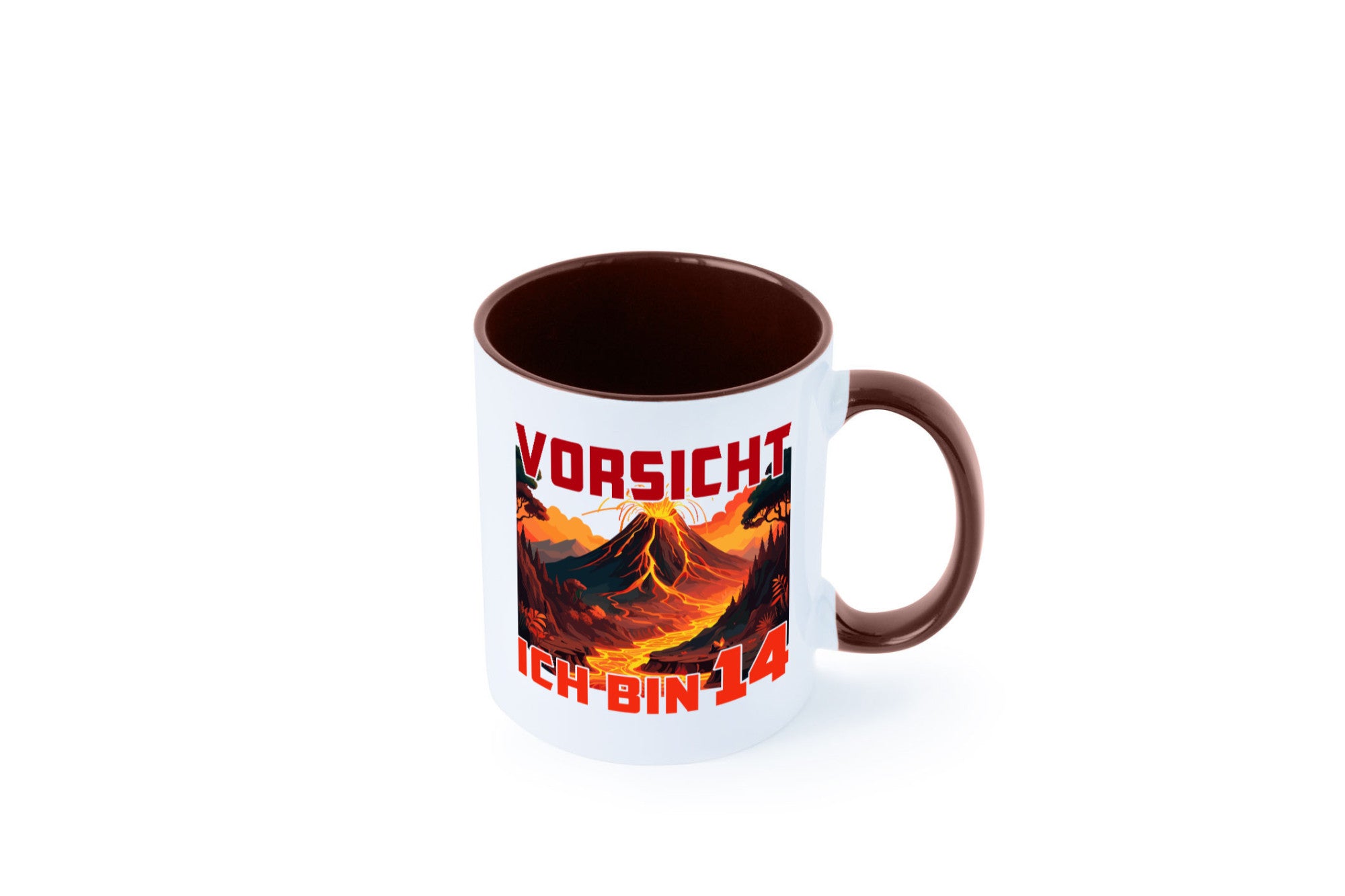 14. Geburtstag | 14 Jahre Vulkanausbruch Vulkan Geschenkidee Humor Tasse