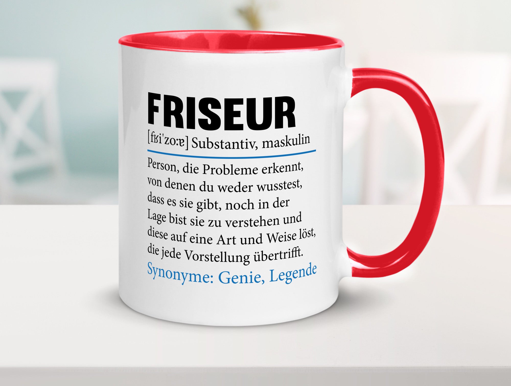 Friseur | Spruch Frisör Beruf lustig Humor Arbeit Kollegen Büro Geschenkidee