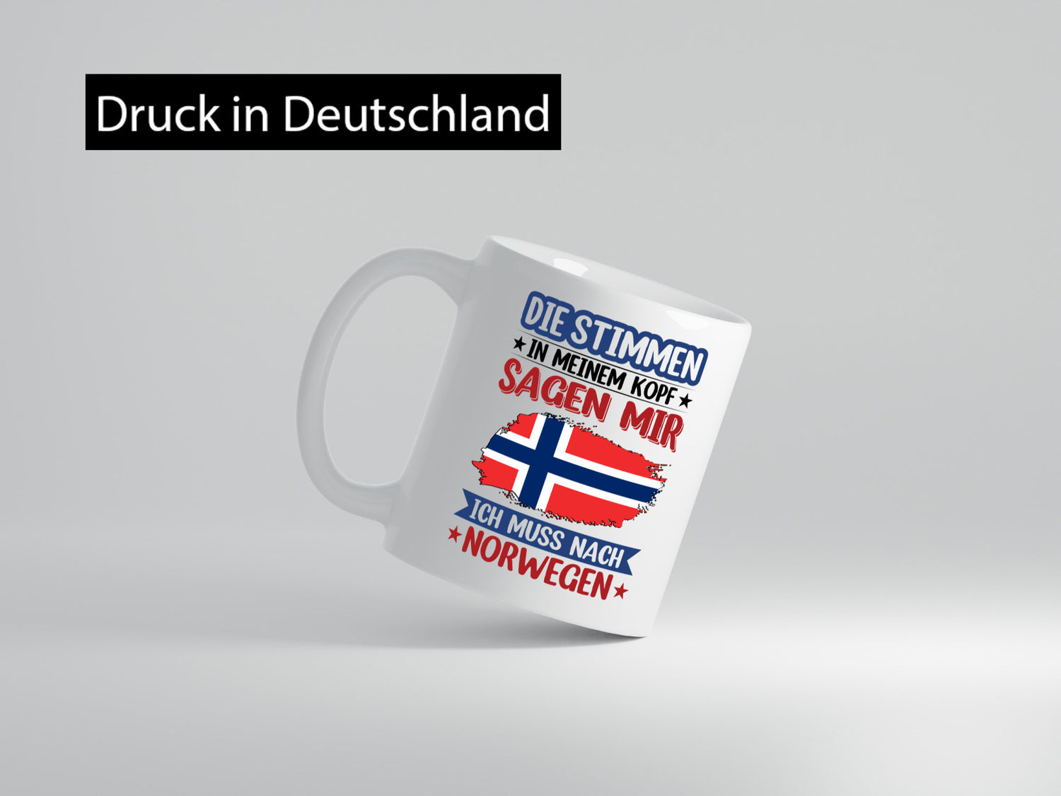 Norwegen | Urlaub Stimmen in meinem Kopf Traumland v2 lustig Humor Geschenkidee