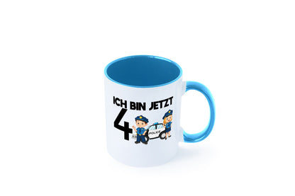 Ich bin jetzt 4 | Polizei 4. Geburtstag Jähriger Geschenk Geschenkidee lustiger