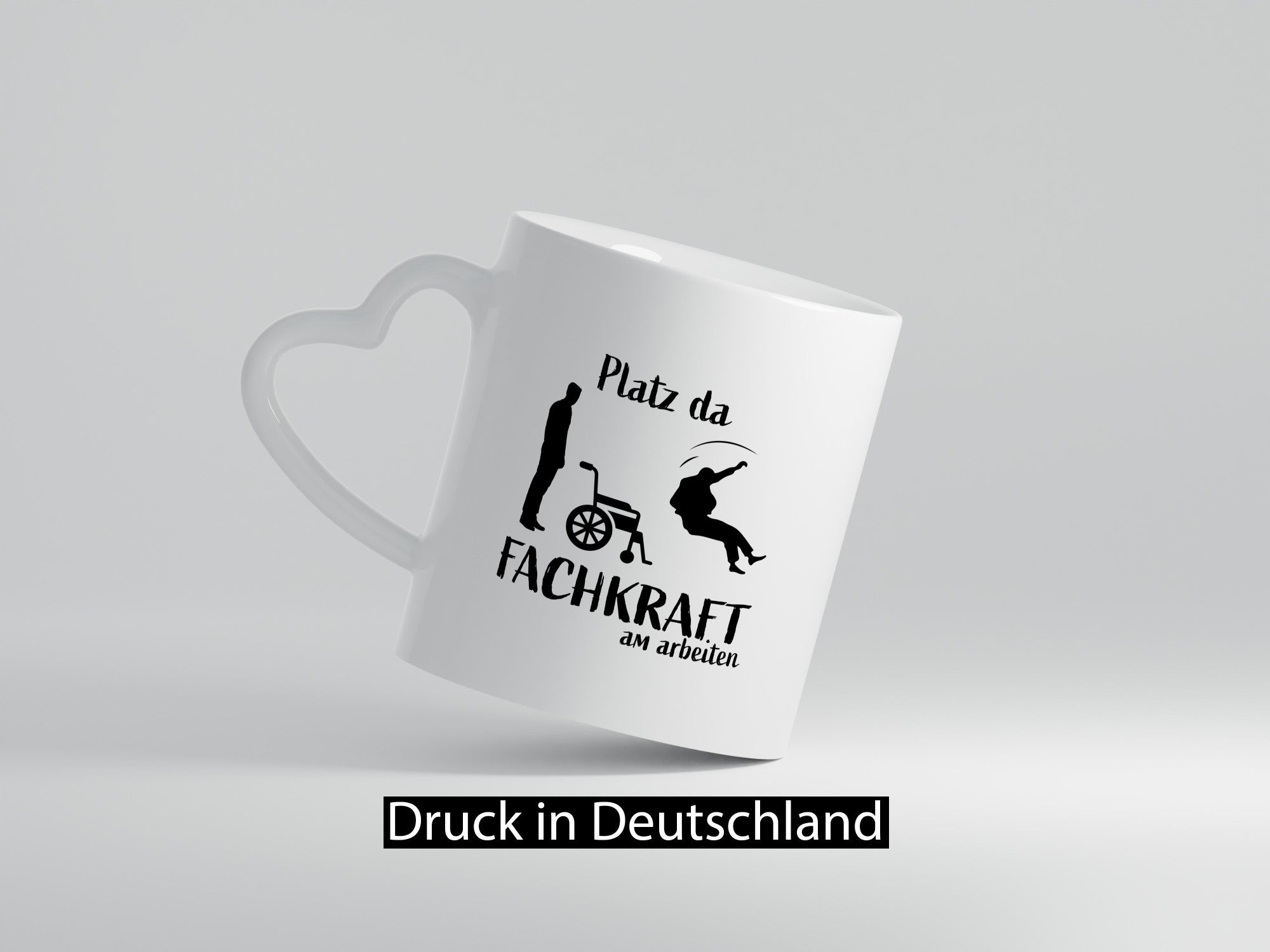 Platz da, Fachkraft | Rollstuhl Menschen lustig Humor Geschenkidee Geschenk