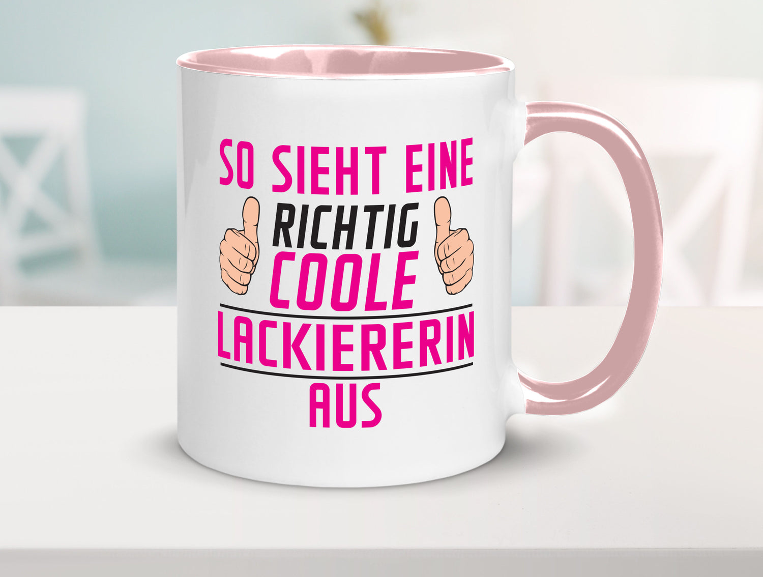 Richtig Coole Lackiererin | lackieren Geschenkidee Humor Tasse