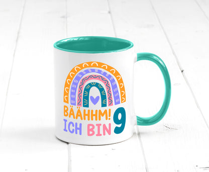 9. Geburtstag | 9 Jahre Regenbogen Bääm Mädchen Geschenk Geschenkidee lustiger