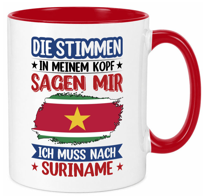 Suriname | Urlaub Stimmen in meinem Kopf Traumland v2 Geschenk Humor