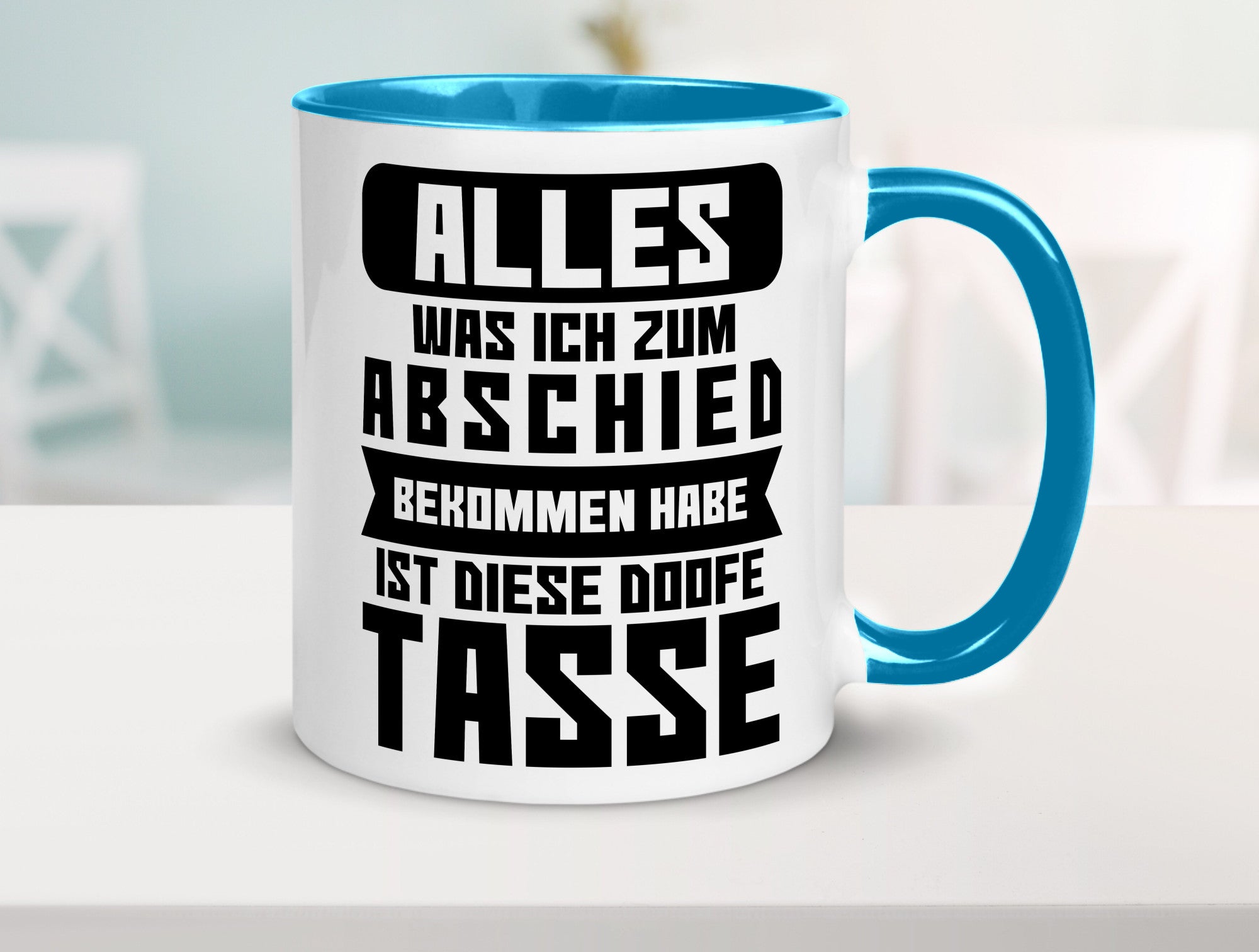 Zum Abschied | Kollegen Jobwechsel Büro Abschluss Geschenk Arbeit lustiger