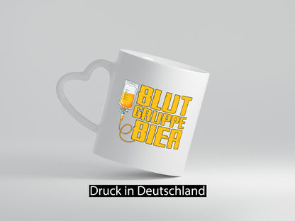 Blutgruppe Bier | Saufen Trinken Biertrinker Humor Geschenkidee Tasse