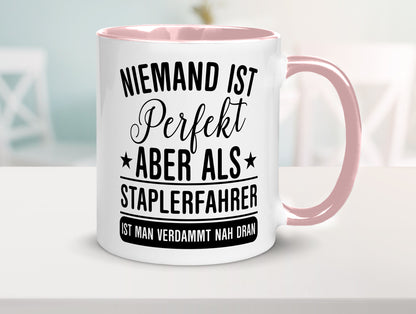 Verdammt nah dran: Staplerfahrer | Gabelstapler Fahrer lustig Humor