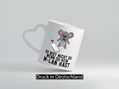 Du bist nicht | wütender Bär WLAN Computer Nerd Geschenkidee Humor Tasse