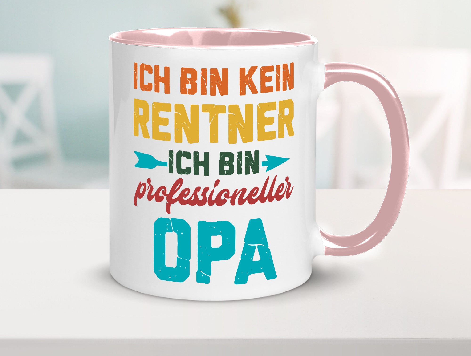 Ich bin Professioneller Opa | Rentner Großvater Geschenkidee Familie Humor Tasse