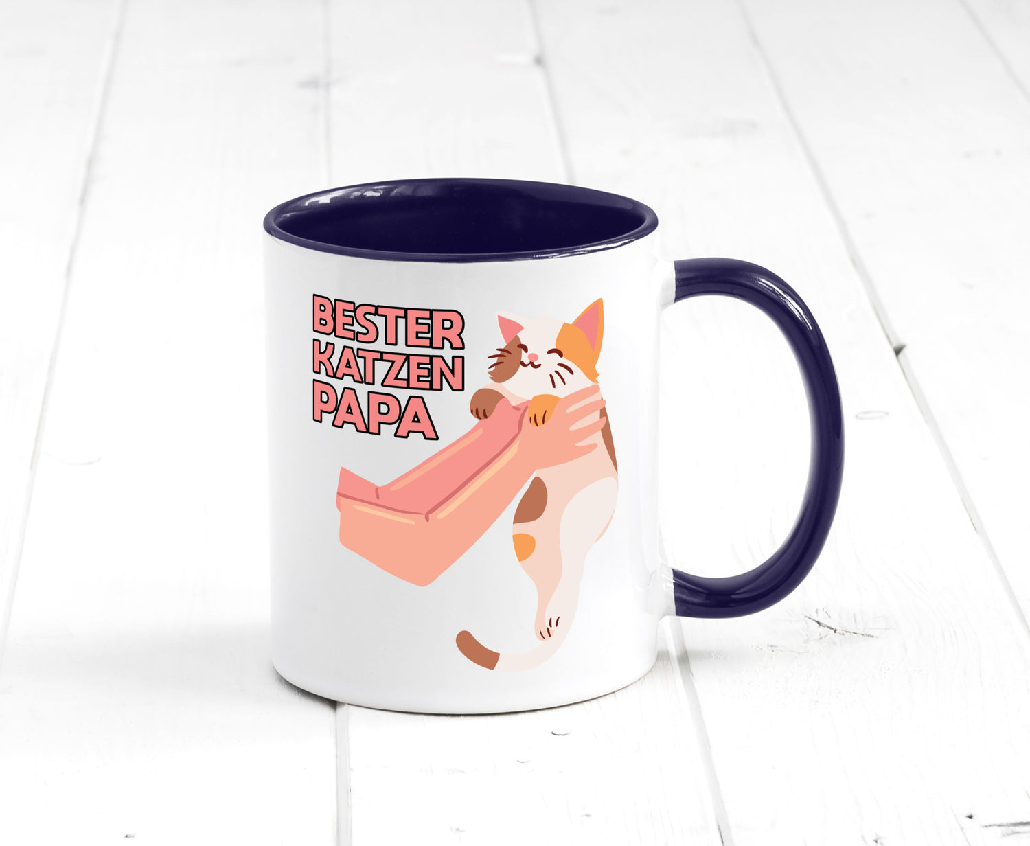 Bester Katzenpapa | Katze Gabel Geschenk Tierliebhaber Humor lustiger Spruch