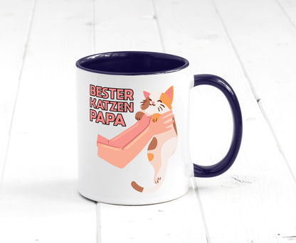 Bester Katzenpapa | Katze Gabel Geschenk Tierliebhaber Humor lustiger Spruch