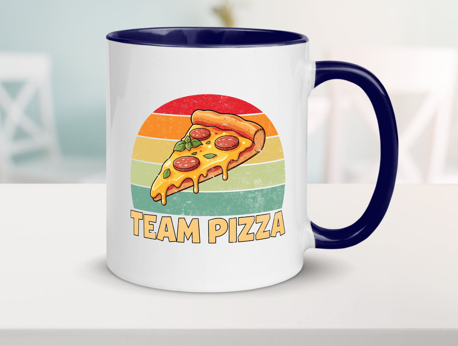 Team Pizza | Pizzaliebhaber Lover v2 Geschenkidee Humor Tasse