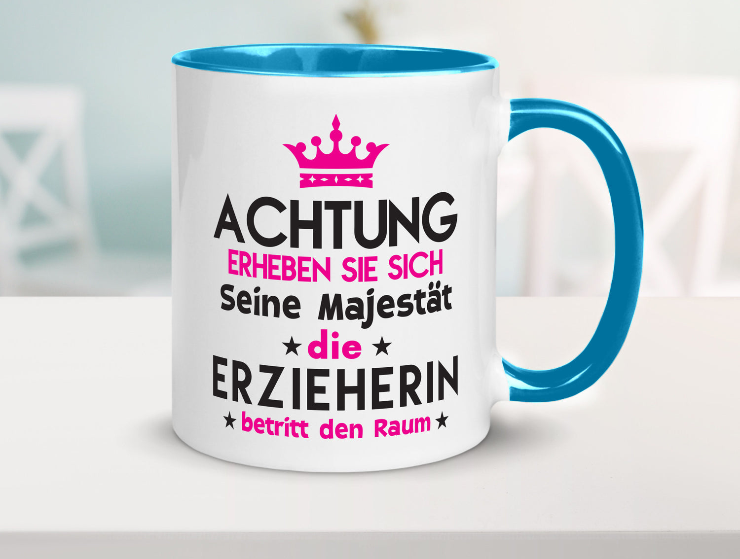 Seine Majestät Erzieherin | Pädagogin Schule Humor Geschenkidee Tasse