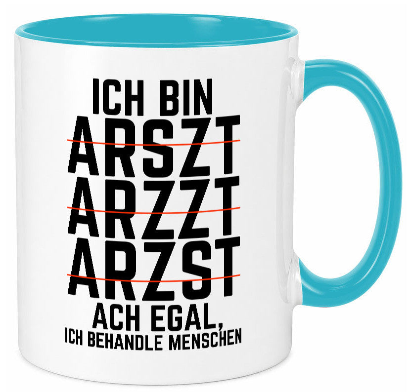 Ich bin Arzt | Rechtschreibung Klinik lustiger Spruch lustig Humor Geschenkidee