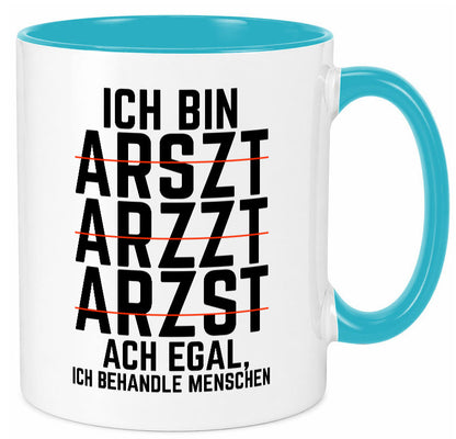 Ich bin Arzt | Rechtschreibung Klinik lustiger Spruch lustig Humor Geschenkidee