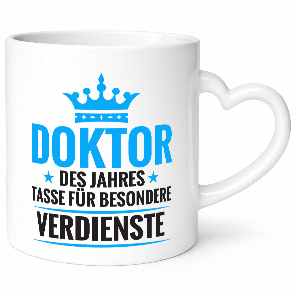 Besonderer Verdienst: Doktor | Doktorand Doktortitel Humor Geschenkidee Tasse