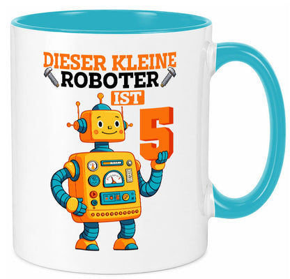 5. Geburtstag | 5 Jahre Roboter Junge lustiger Spruch Geschenk Geschenkidee