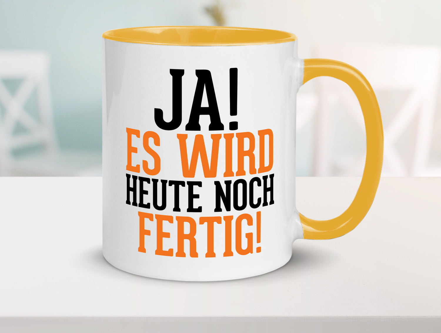 Ja es wird heute noch fertig | Arbeit Kollegen Werkstatt Humor Büro