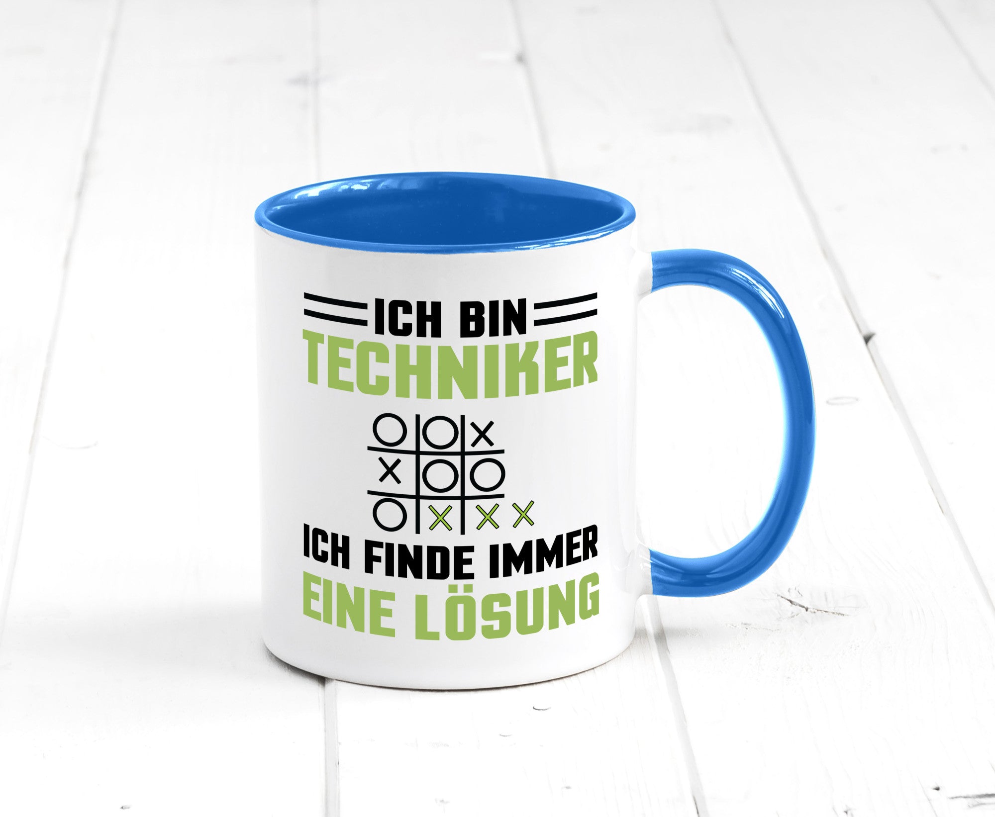 Ich bin Techniker finde immer eine Lösung | lustiger Spruch Geschenk Humor