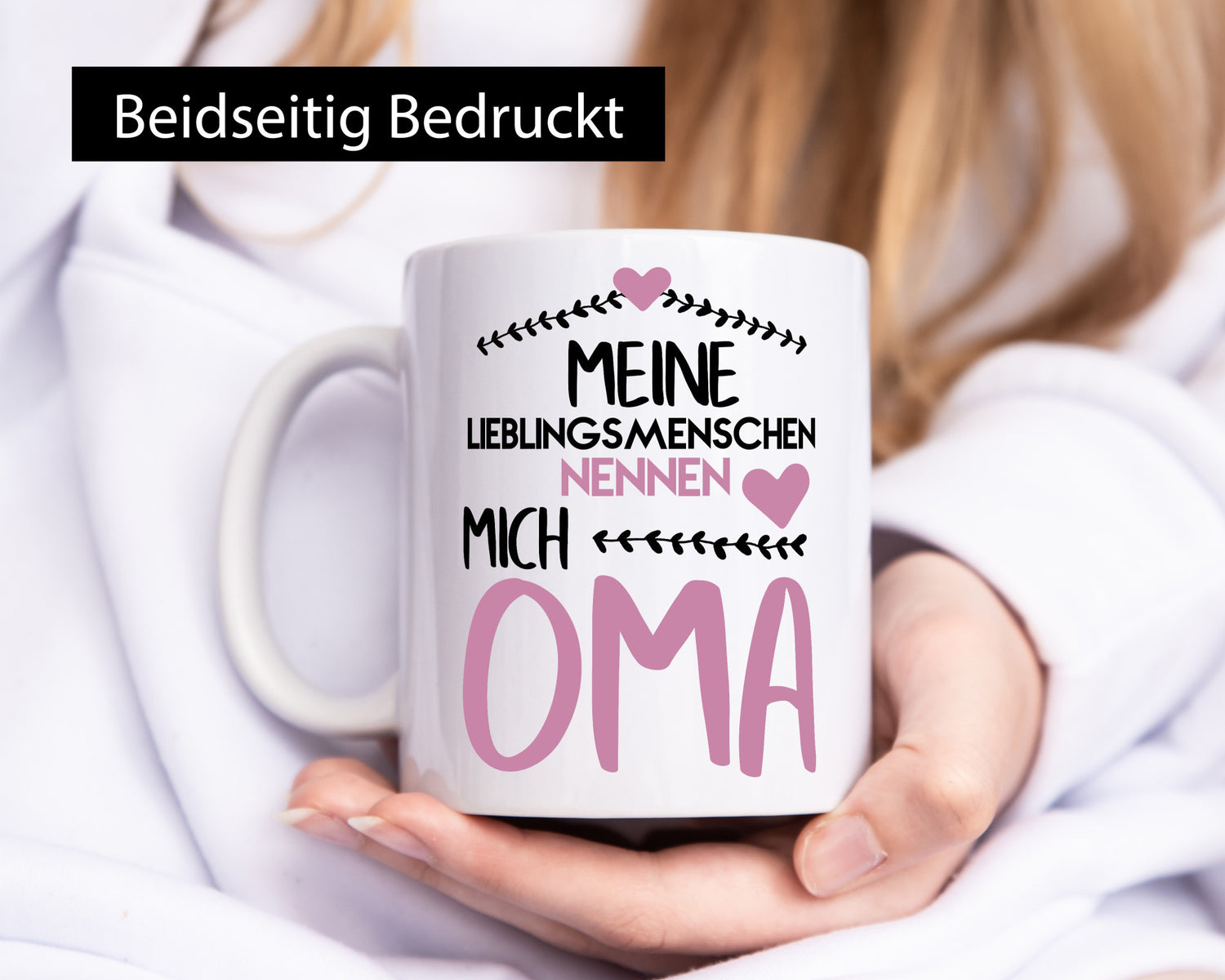 Oma Tasse | Lieblingsmenschen Großmutter Herzen lustiger Spruch Geschenk
