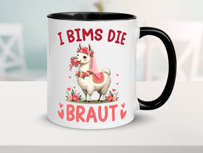 I bims die Braut | Einhorn JGA Hochzeit lustig Humor Geschenkidee Geschenk Tasse