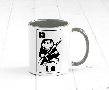 13 L.O lustiger Spruch Geschenk Humor Geschenkidee Tasse