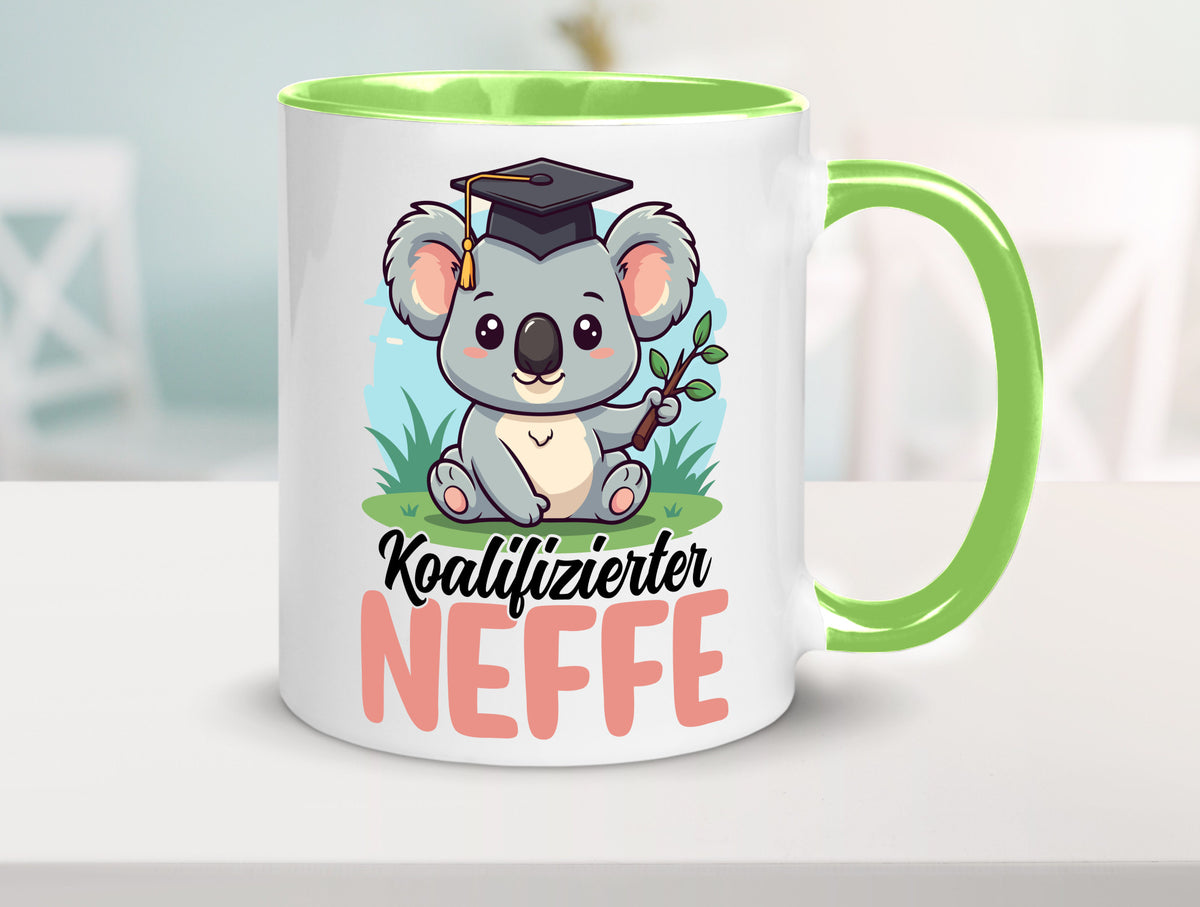 Koalifizierter Neffe | Familie Bruder Bester Onkel Geschenkidee Humor Tasse