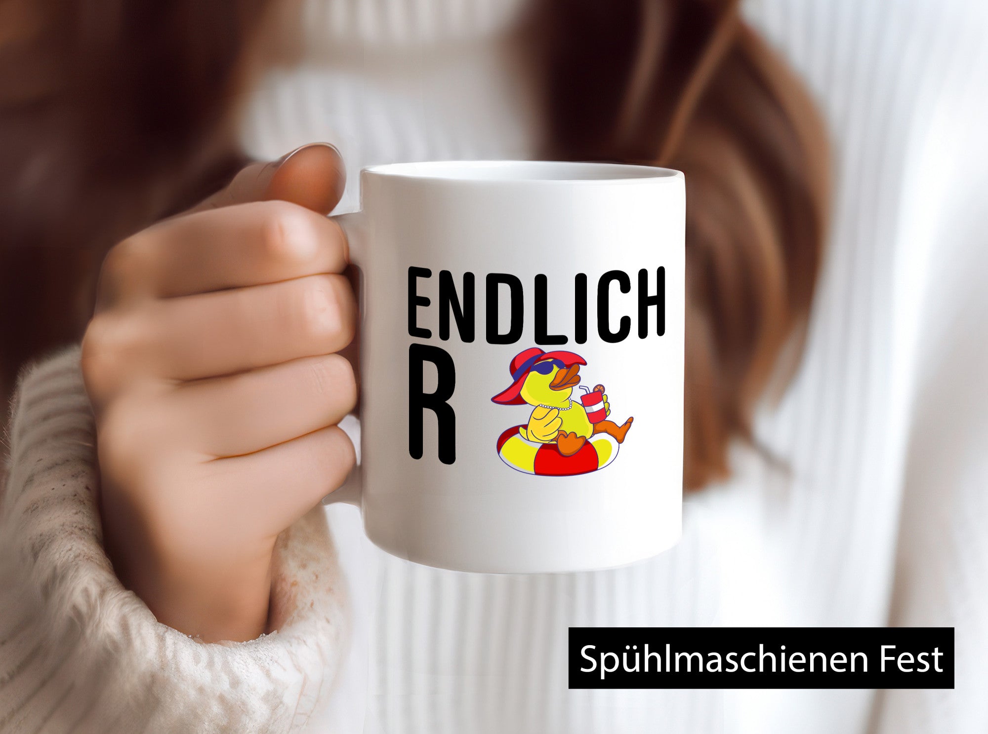 Endlich Rente | Rentner Ehepartner Ente lustiger Spruch Geschenk Ruhestand