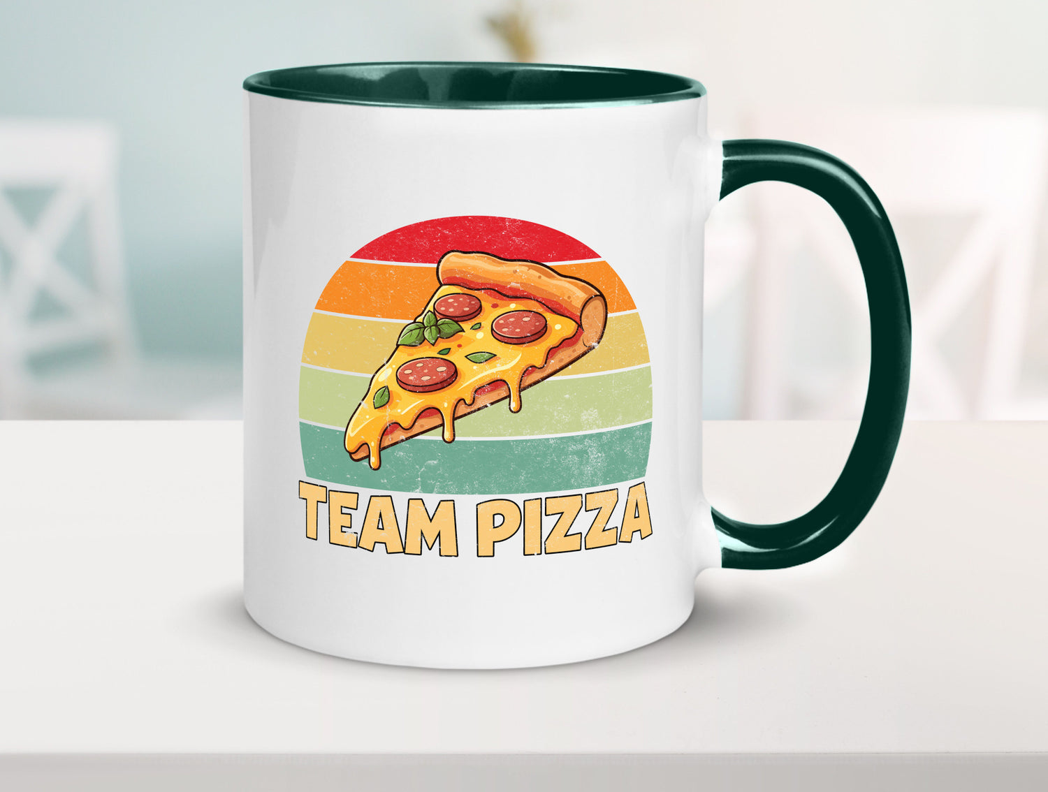 Team Pizza | Pizzaliebhaber Lover v2 Geschenkidee Humor Tasse