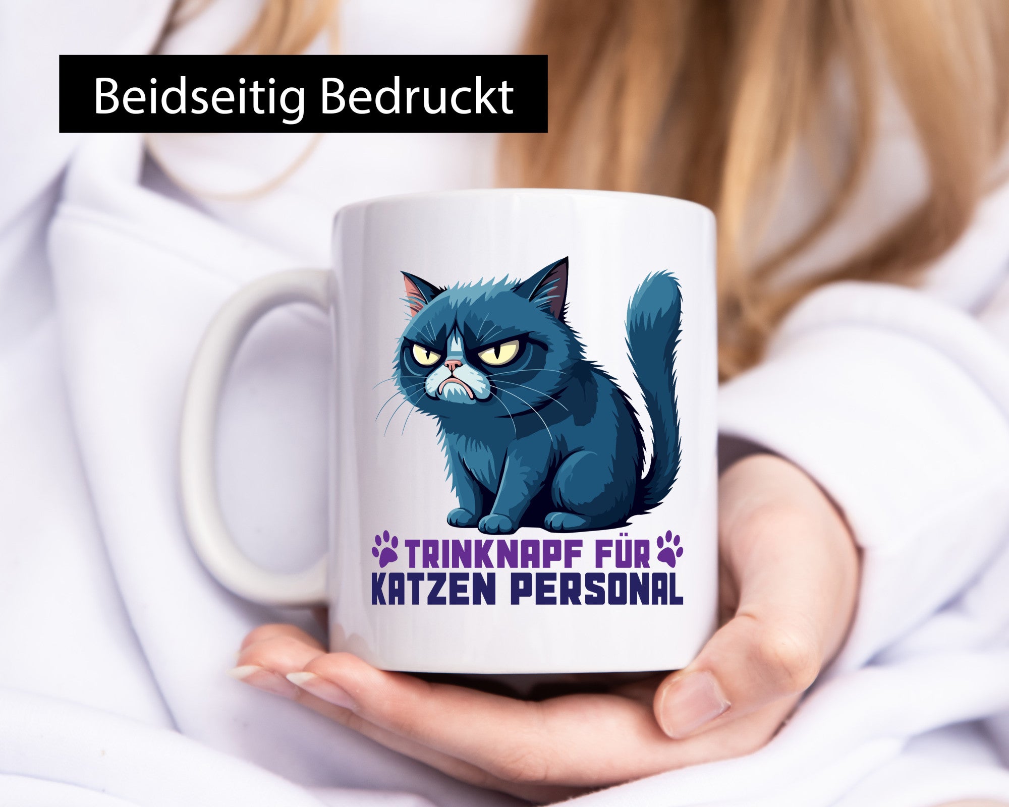 Katzen Personal | Katzenbesitzer Tasse Katze Humor vl8 Geschenkidee