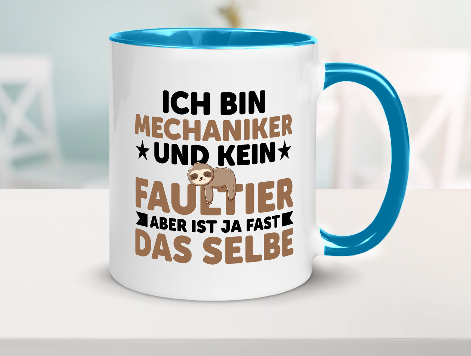 Ich bin kein Faultier: Mechaniker | KFZ Werkstatt Humor Tierliebhaber